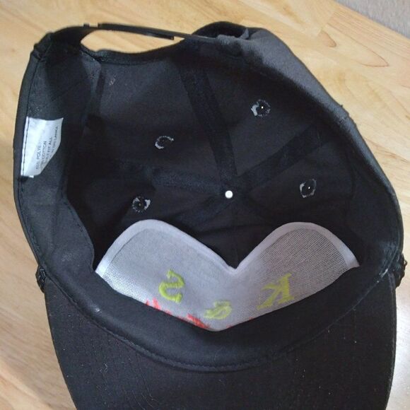 Vintage K&S Racing Fuels Logo Snap Back Neon Hat - Picture 4 of 6